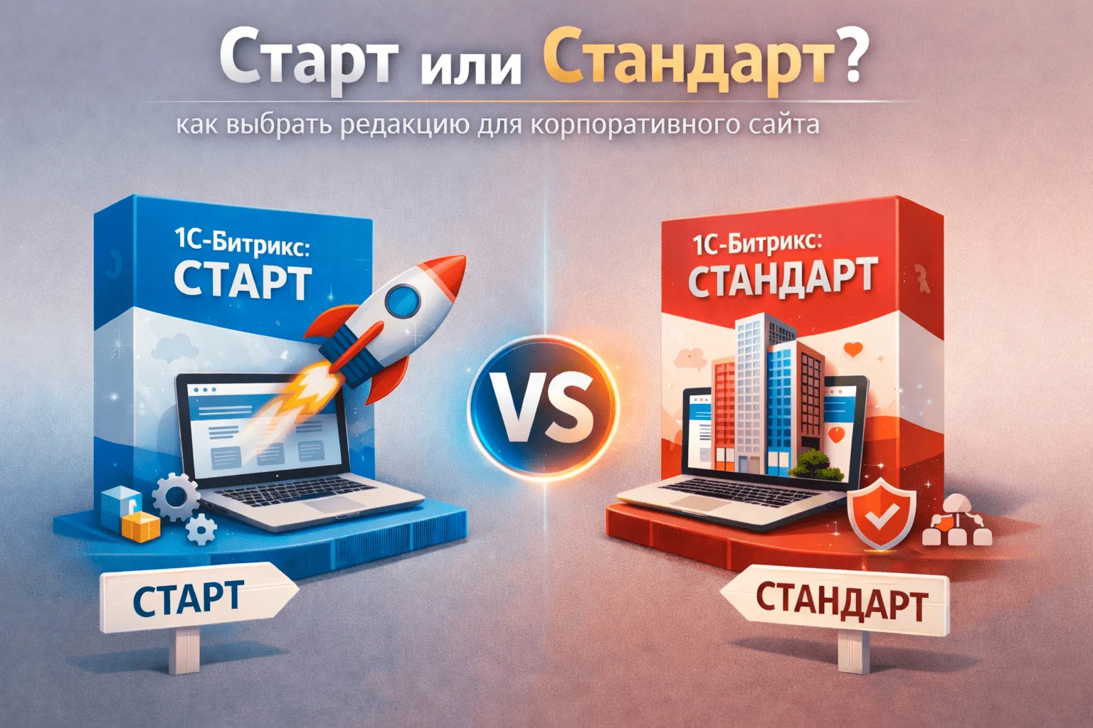 Старт или Стандарт: как выбрать редакцию для корпоративного сайта в Петропавловске-Камчатском
